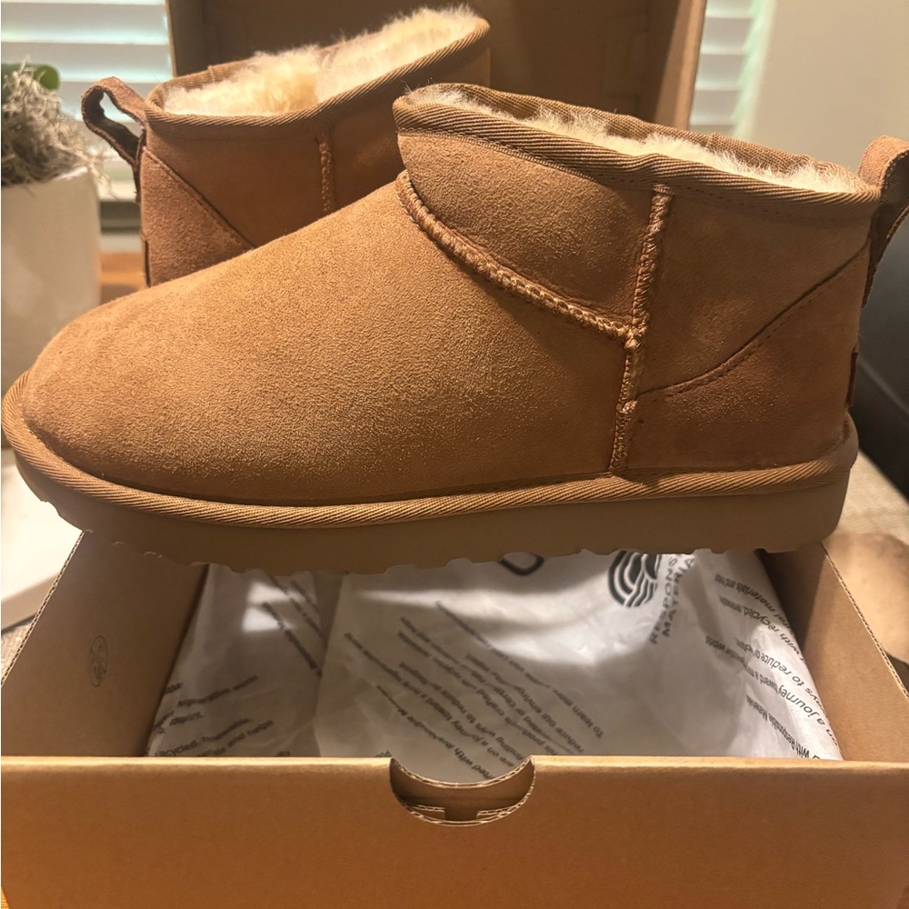 UGG Classic Ultra Mini Chestnut Boots